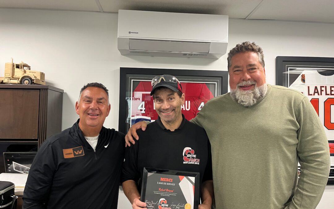 Recognition of the years of service – Robert
